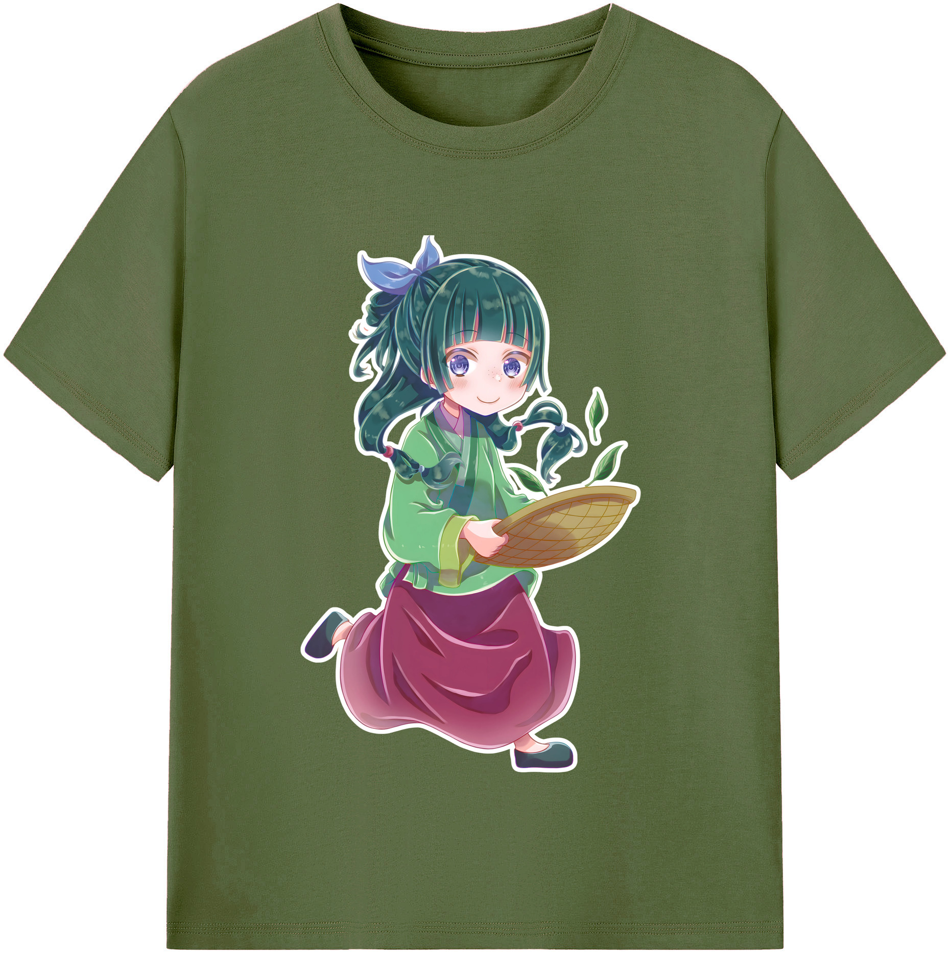（画像用） 薬屋のひとりごと The Apothecary Diaries 綿100％半袖Tシャツ（フロントプリント）